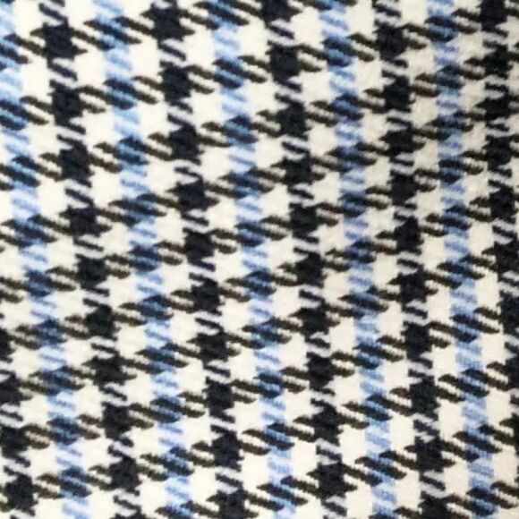 GAP NWT Signature Mini Houndstooth Blue Black Skinny Ankle Pants Women's 4 P - Picture 6 of 12